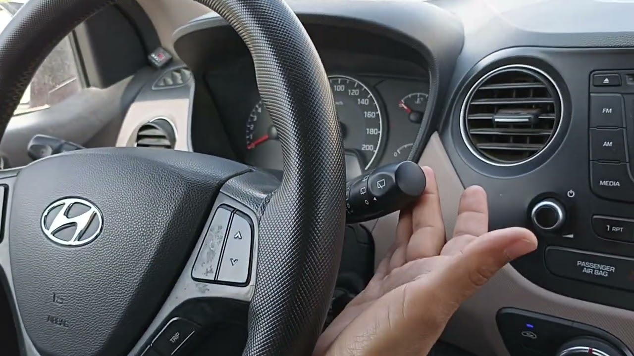 Hundai İ 10 otomatik vites direksiyon sınavı araç içi tanıtım