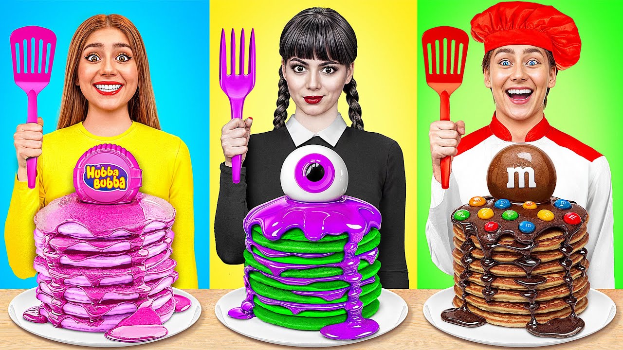 Reto De Cocina Wednesday vs Abuela | Desafío Loco de Trend DO Challenge