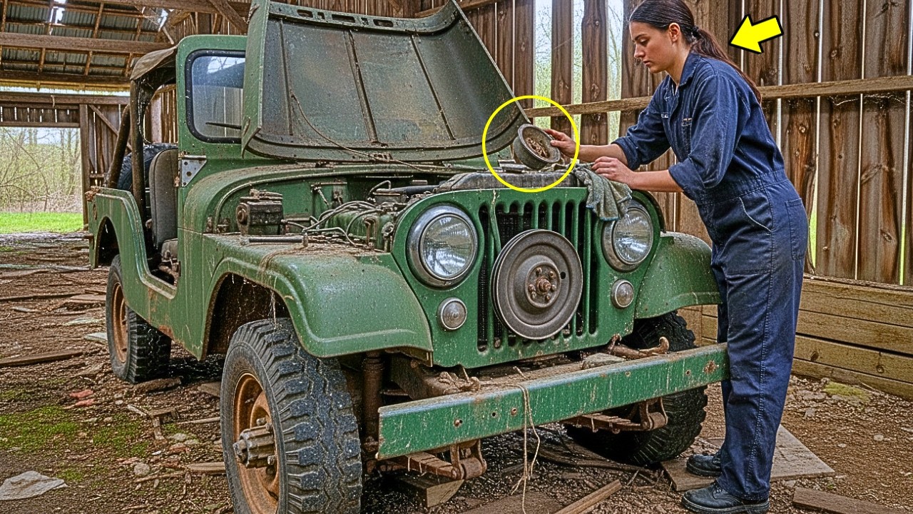 “EL JEEP WILLYS DE LA HACIENDA NO ARRANCABA DESDE 1994… HASTA QUE ELLA REVISÓ EL TANQUE”