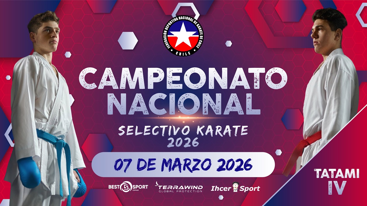 TATAMI 2 - DOMINGO 08 DE MARZO DE 2026 - Federación Deportiva Nacional de Karate de Chile
