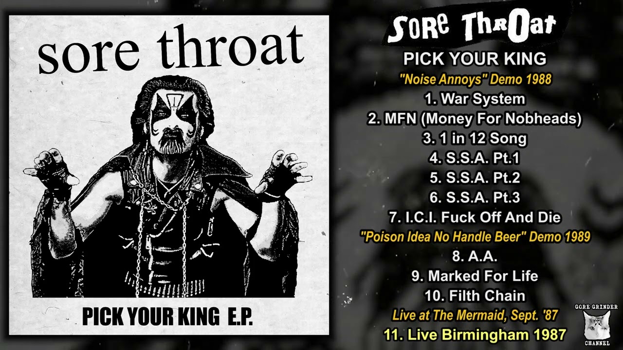 Sore Throat - Pick Your King comp. FULL ALBUM (2015 - 80s Noisecore / Grindcore)