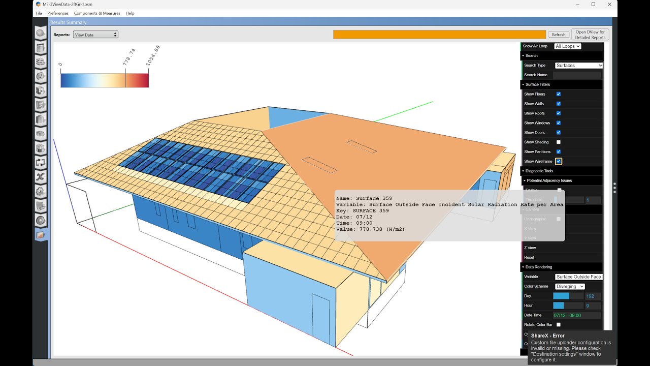 OpenStudio SketchUp - Измерение визуализации данных (русские субтитры)
