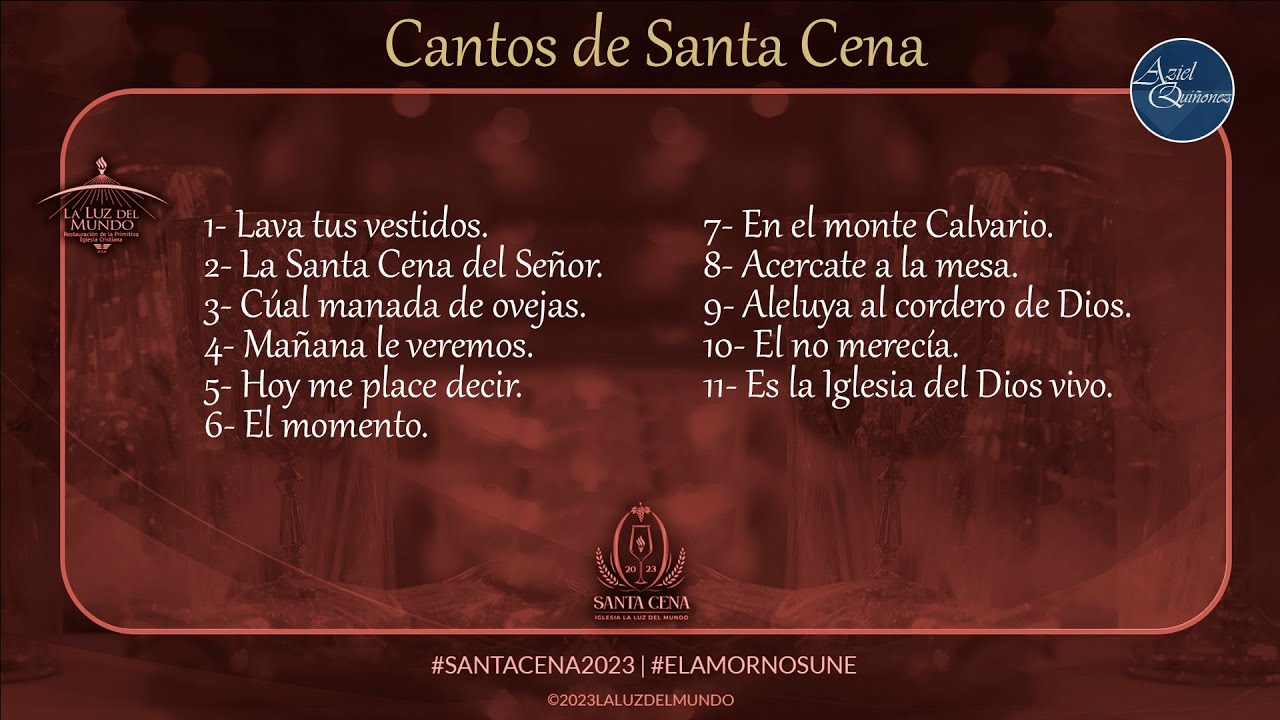 LLDM Cantos de Santa Cena