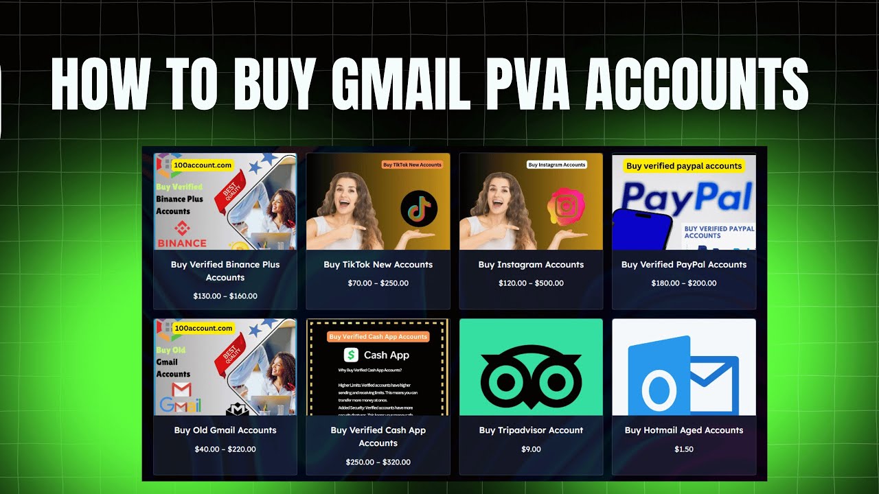 How To Buy Gmail PVA Accounts?