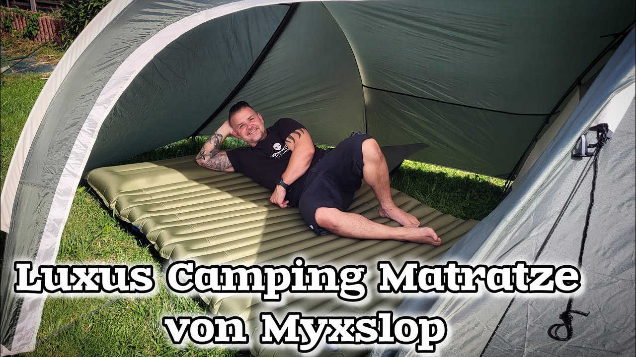 Mycslop Doppel Isomatte - Meine neue Luxus Luftmatratze  beim Camping , und Outdoor Abenteuer