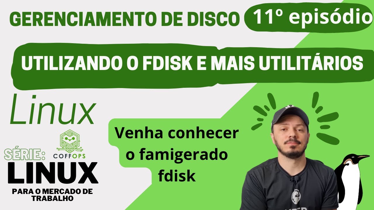 Aprenda o b&aacute;sico do gerenciamento de discos no Linux, exemplos no terminal com o fdisk | Coffops