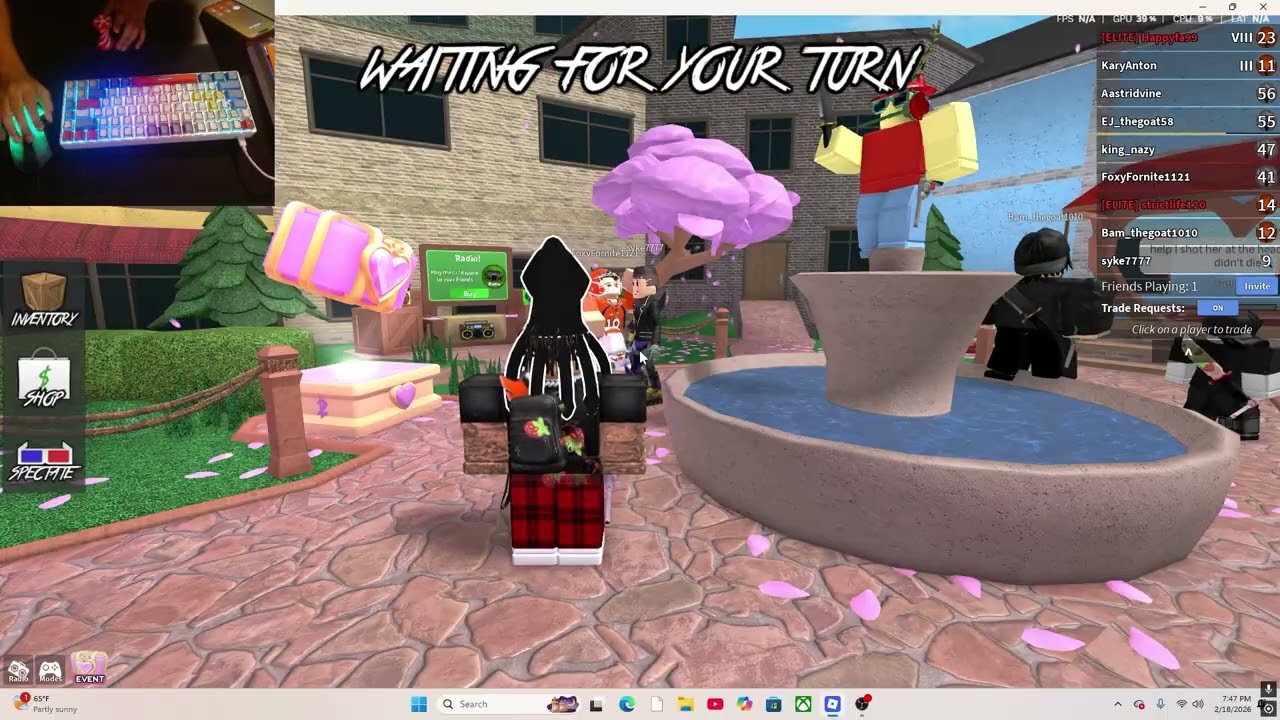 I Hired a body guard to protect me in MM2!