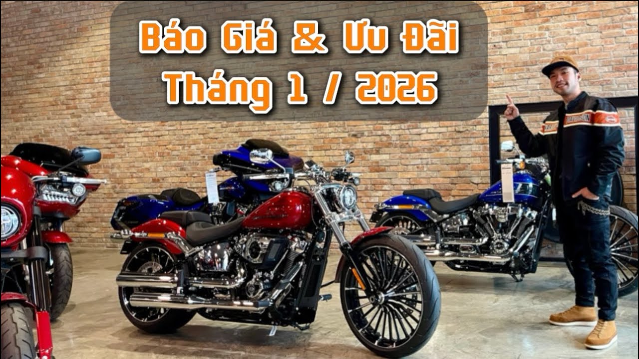 BÁO GIÁ & ƯU ĐÃI HARLEY-DAVIDSON HÀ NỘI | THÁNG 1-2026 | XE CÓ SẴN GIAO NGAY