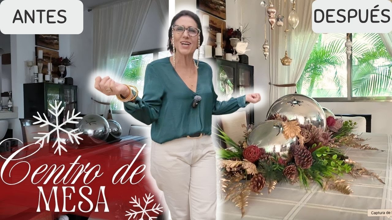 ❤️ Asi Decoré el COMEDOR esta NAVIDAD 2025 DIY Fácil y Rápido 🤶🏻