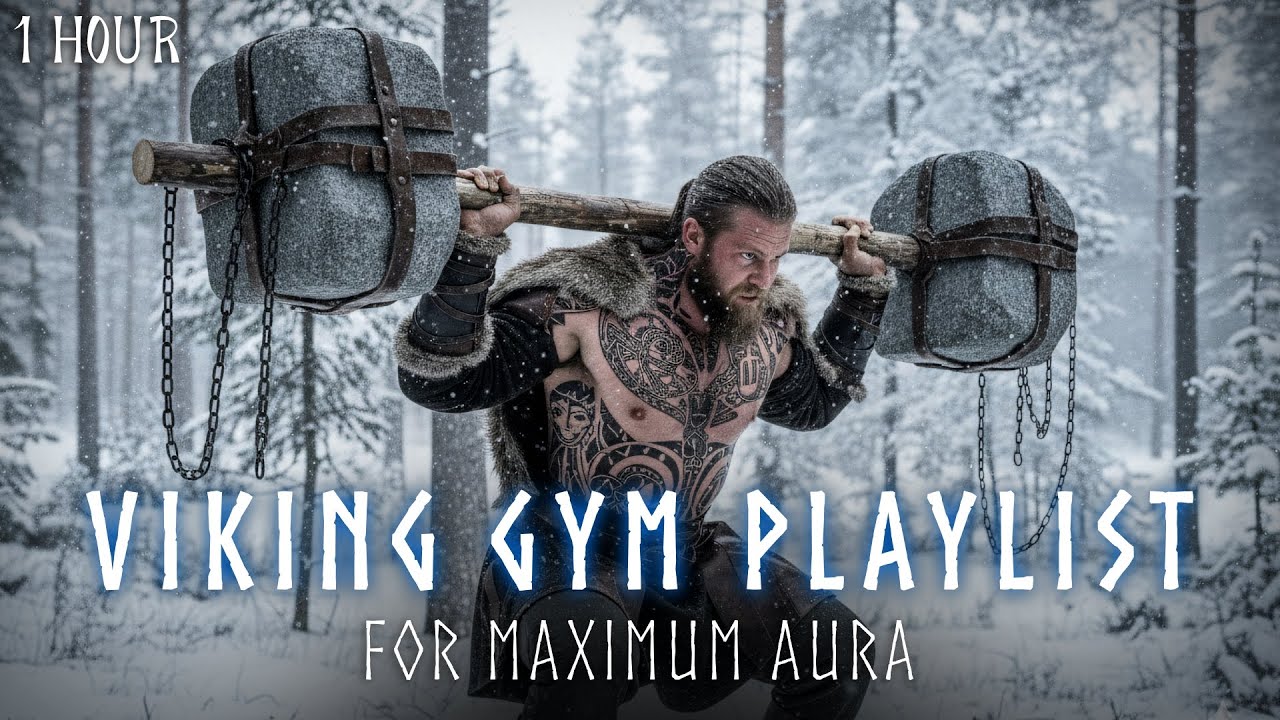 Epic Viking Music For Gym 💪🏼 A Warrior's AURA Workout Session [1 HOUR]