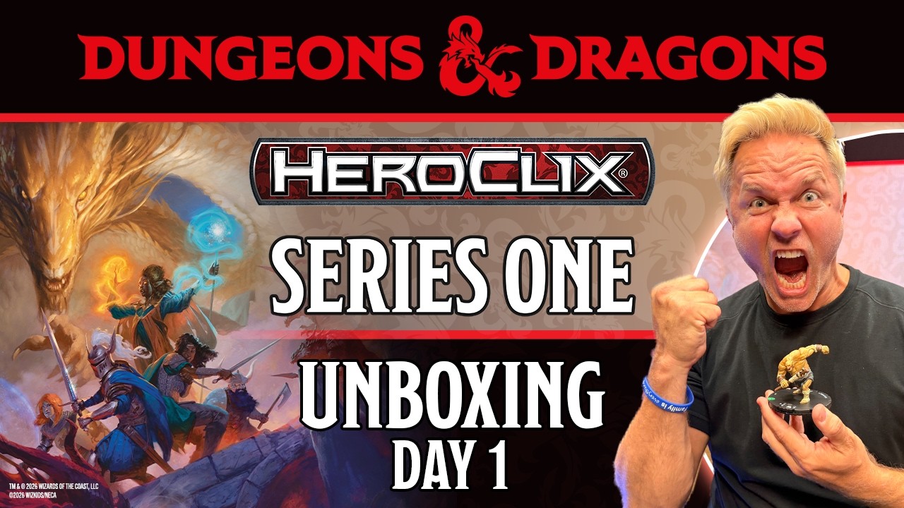 Распаковка набора Dungeons & Dragons HeroClix: Серия 1 | День 1 #dnd #heroclix #dungeonsanddragons