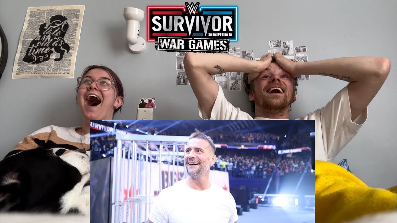 CM PANK ВОЗВРАЩАЕТСЯ РЕАКЦИЯ!!! WWE Survivor Series WarGames 2023