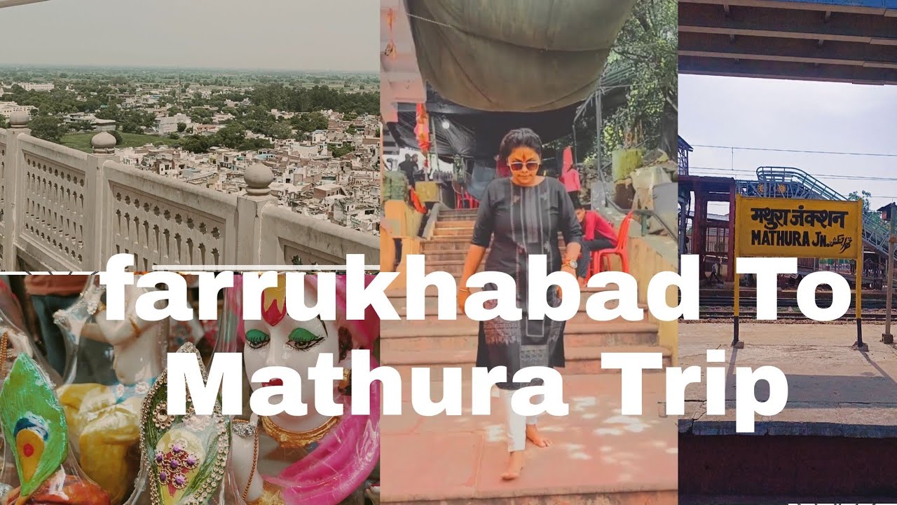 Farrukhabad To Mathura Trip 🤩 | train adhe ghante late 😂 #mathura #farrukhabad