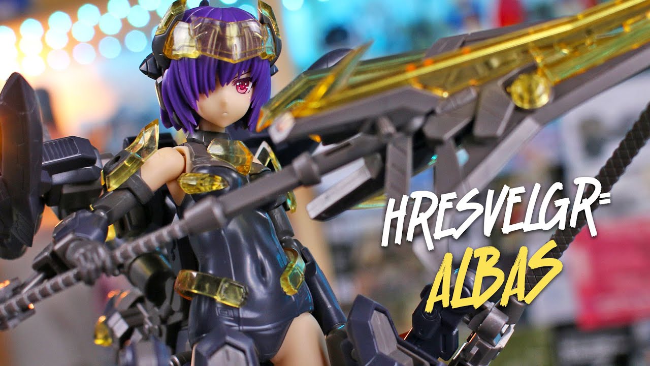 Frame Arms Girl Hresvelgr Albas - Kotobukiya UNBOXING and Review!
