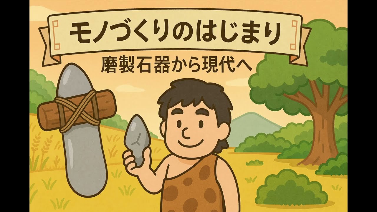 モノづくりの始まり 〜磨製石器から現代へ〜
