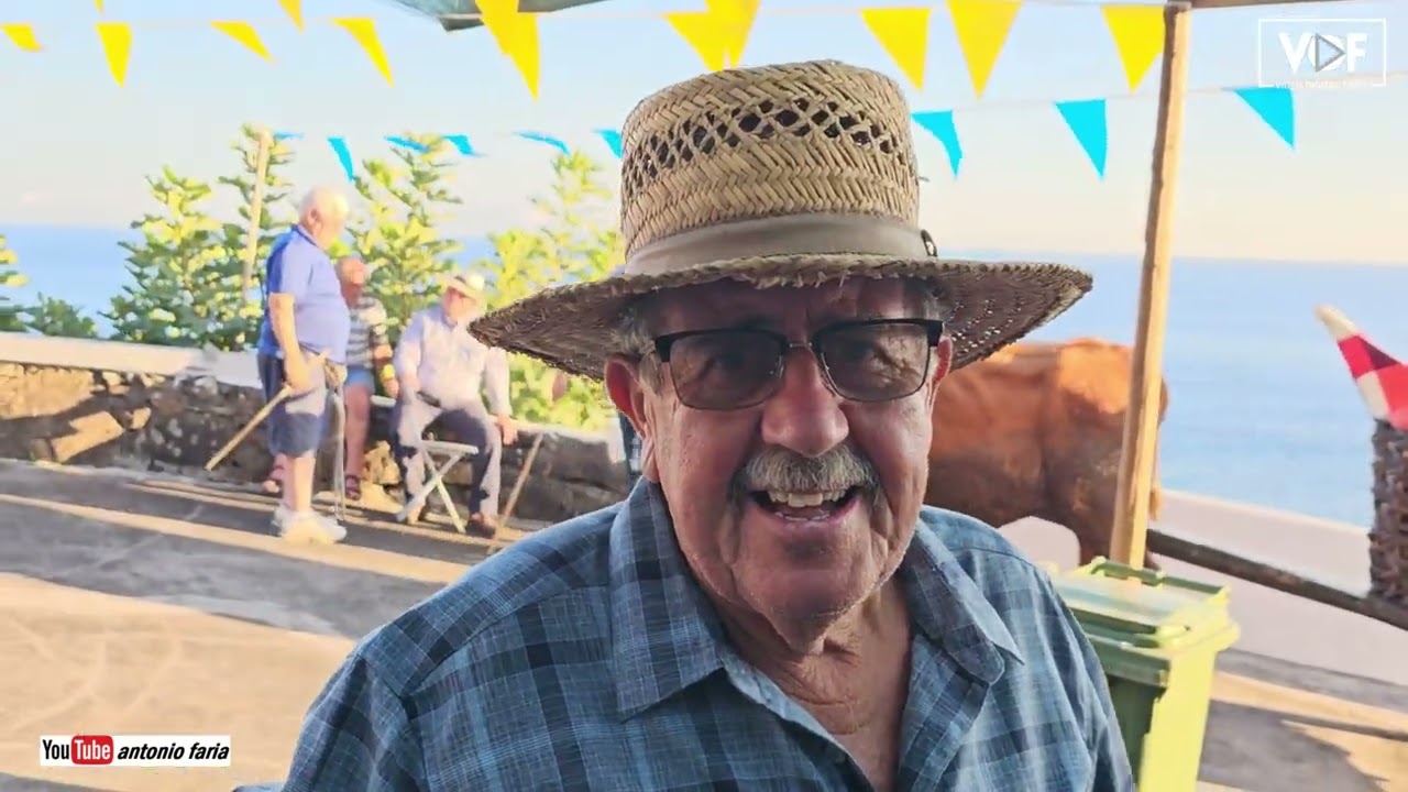 Modas Tradicionais na Festa do Orlando Morais 2024 Fajã São João Ilha São Jorge