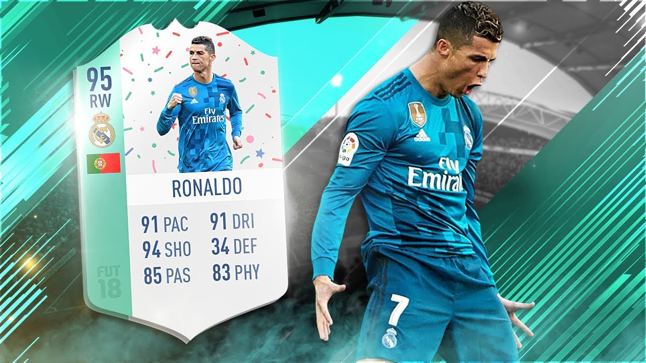 FIFA 18 FUT Birthday Ronaldo Review & FUT Birthday Ronaldo in a Pack! - Fifa 18 Ultimate Team