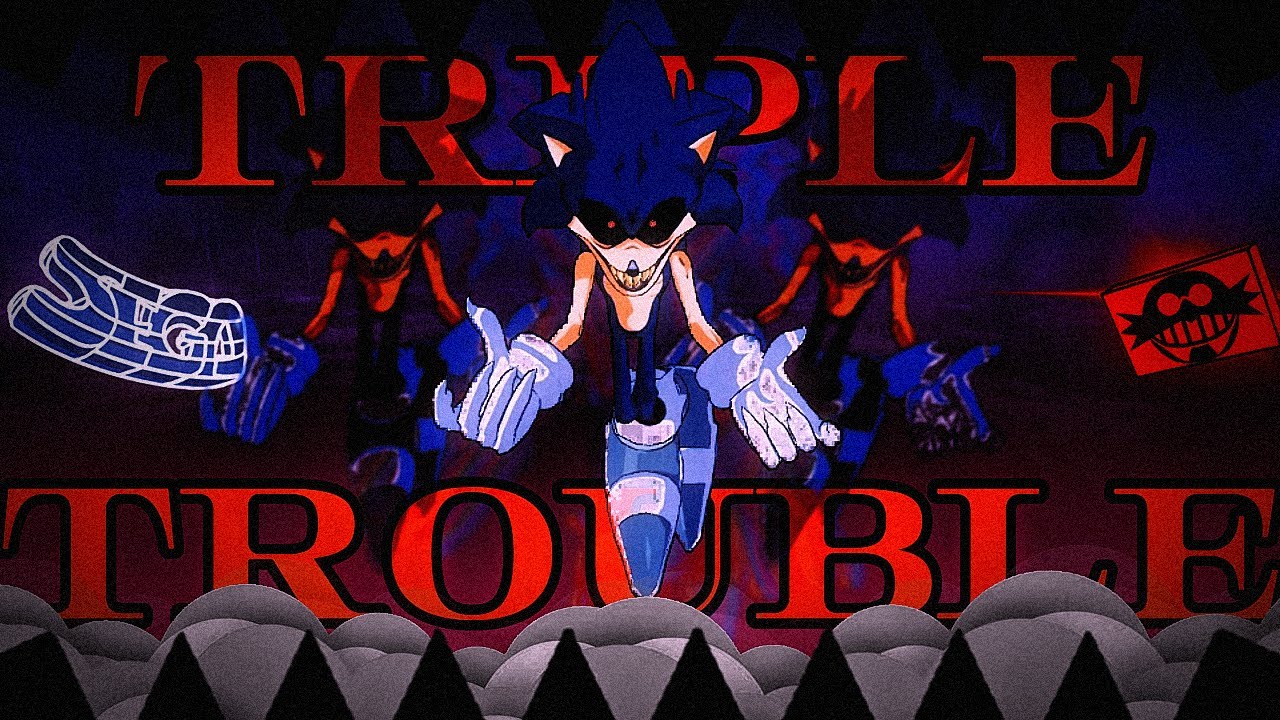TRIPLE TROUBLE IF IT WAS TUFF IN VRCHAT | FNF: VS SONIC.EXE [Triple Trouble Remix]