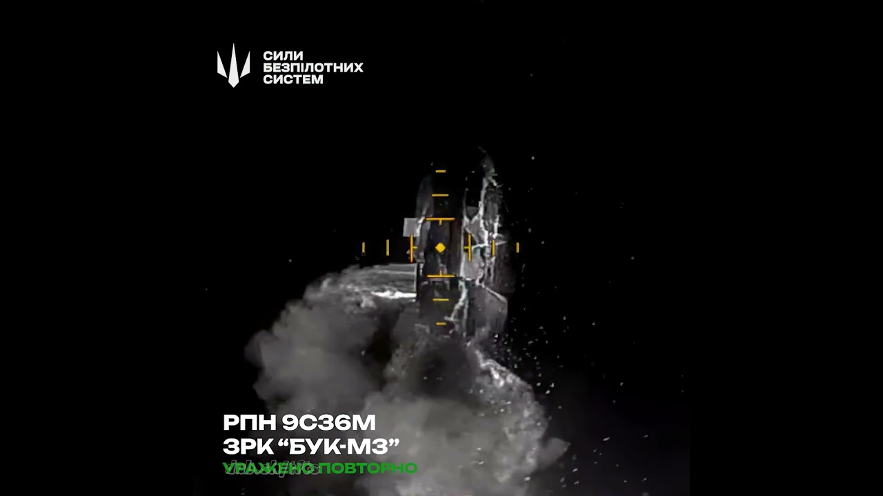 Ukrainian Vampire Drone Hunts Down Russian Buk-M3 Radar