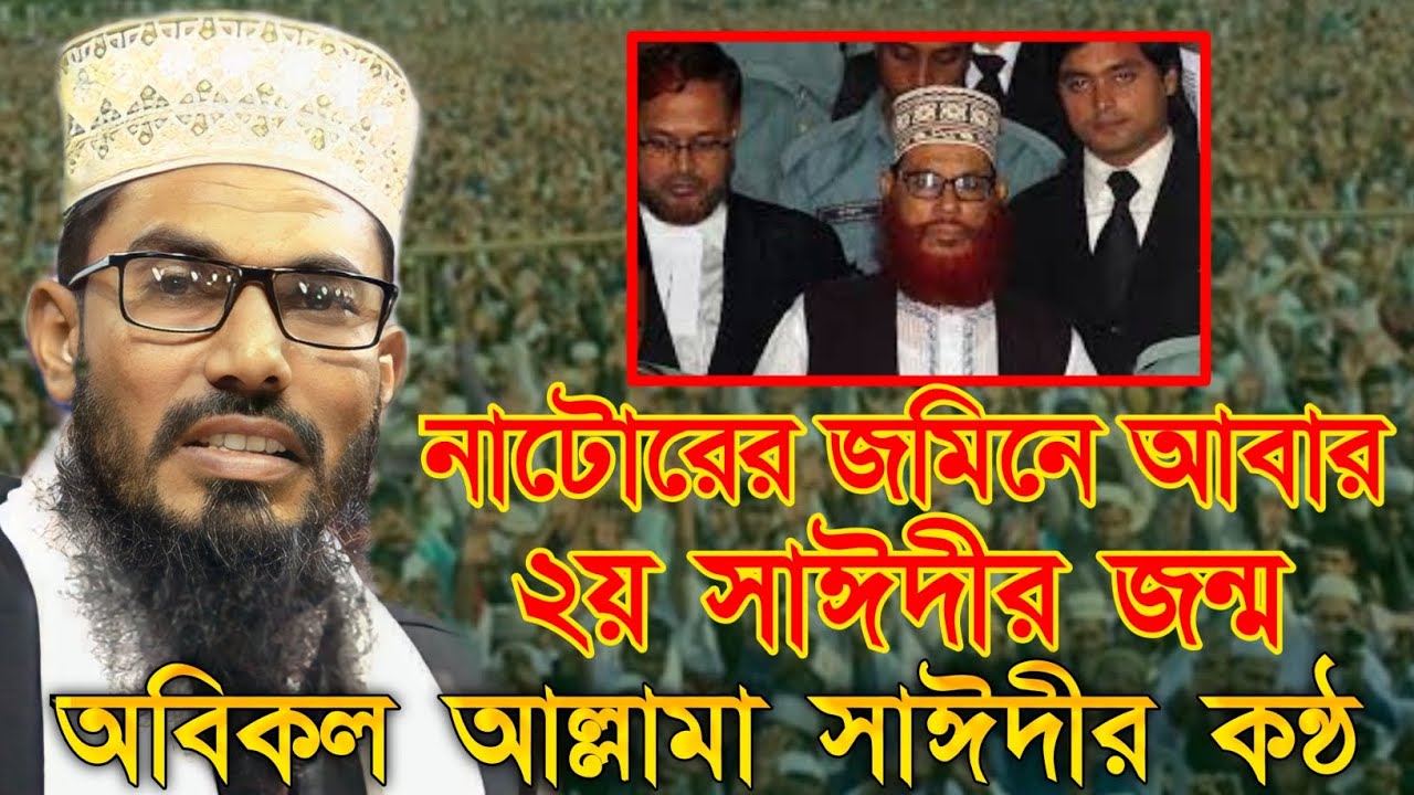 নাটোরের জমিনে আবার ২য়-সাঈদীর জন্ম।#সাঈদীVশাহাদত হোসেন বারী। Shahadot Hossain Bari । Bangla waz 2024