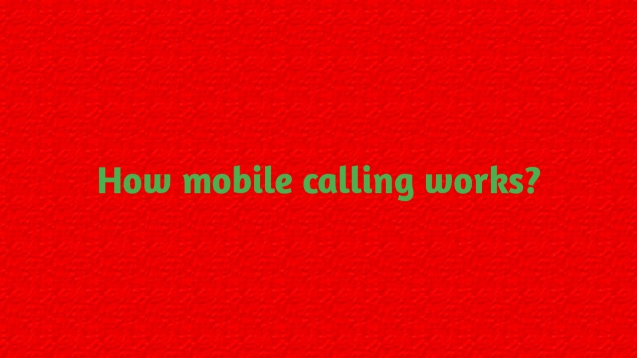 How mobile calling works? (Explained) | Tech with Pratyush