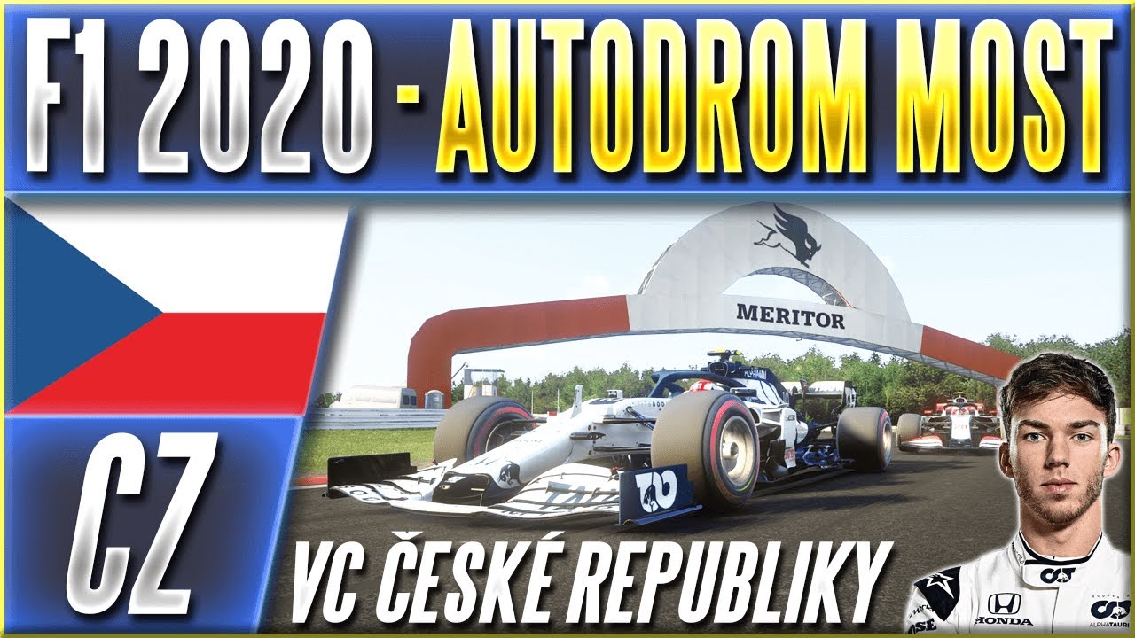 F1 2020 Autodrom Most - Velká Cena ČR | Alpha Tauri - Pierre Gasly | CZ Let's Play (AC)