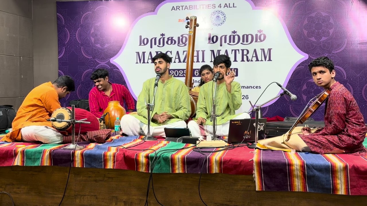 Margazhi 2025 | Vocal Duet by Pathangi Brothers | SciArtsRUs Margazhi Matram