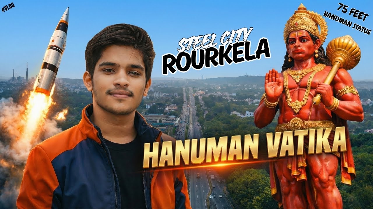 Hanuman Vatika Rourkela 🛕 | Tallest Hanuman Statue Experience 🔥