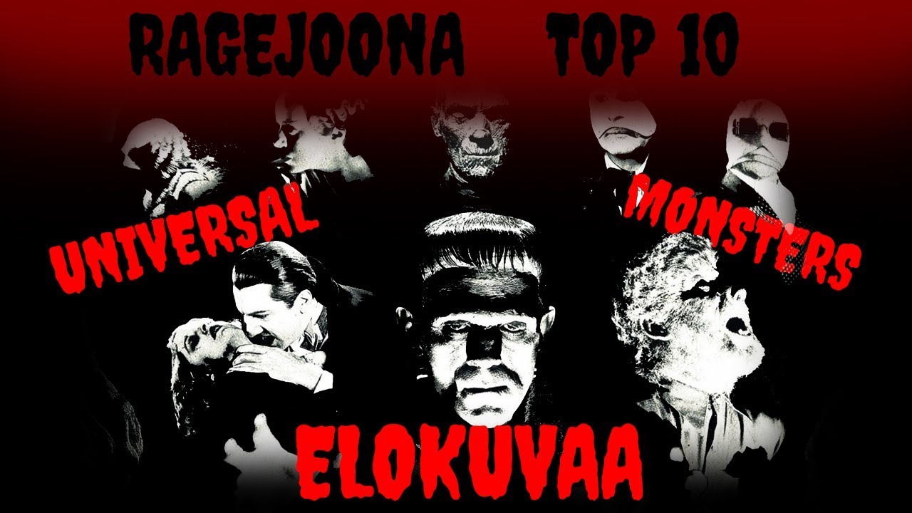RageJoona // Halloween 2017 // TOP 10 Universal Monsters Leffaa