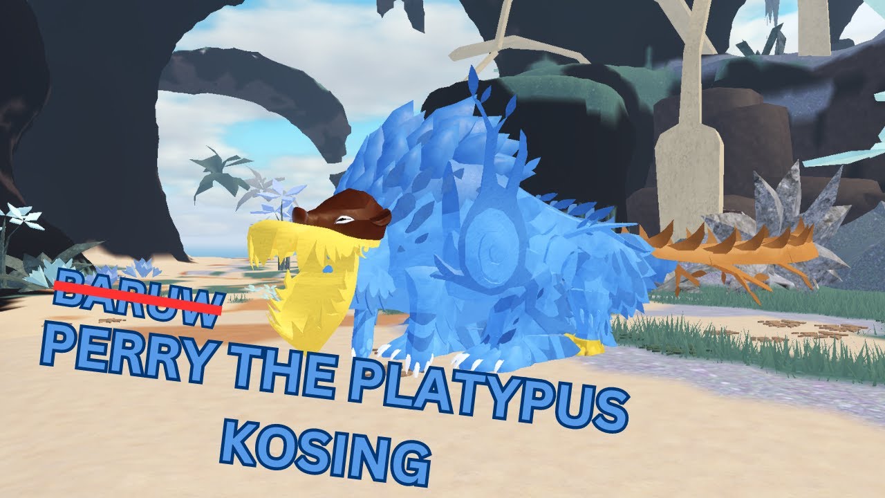KOSing as PERRY THE PLATYPUS  - Creatures of sonaria New UPDATE Baruw
