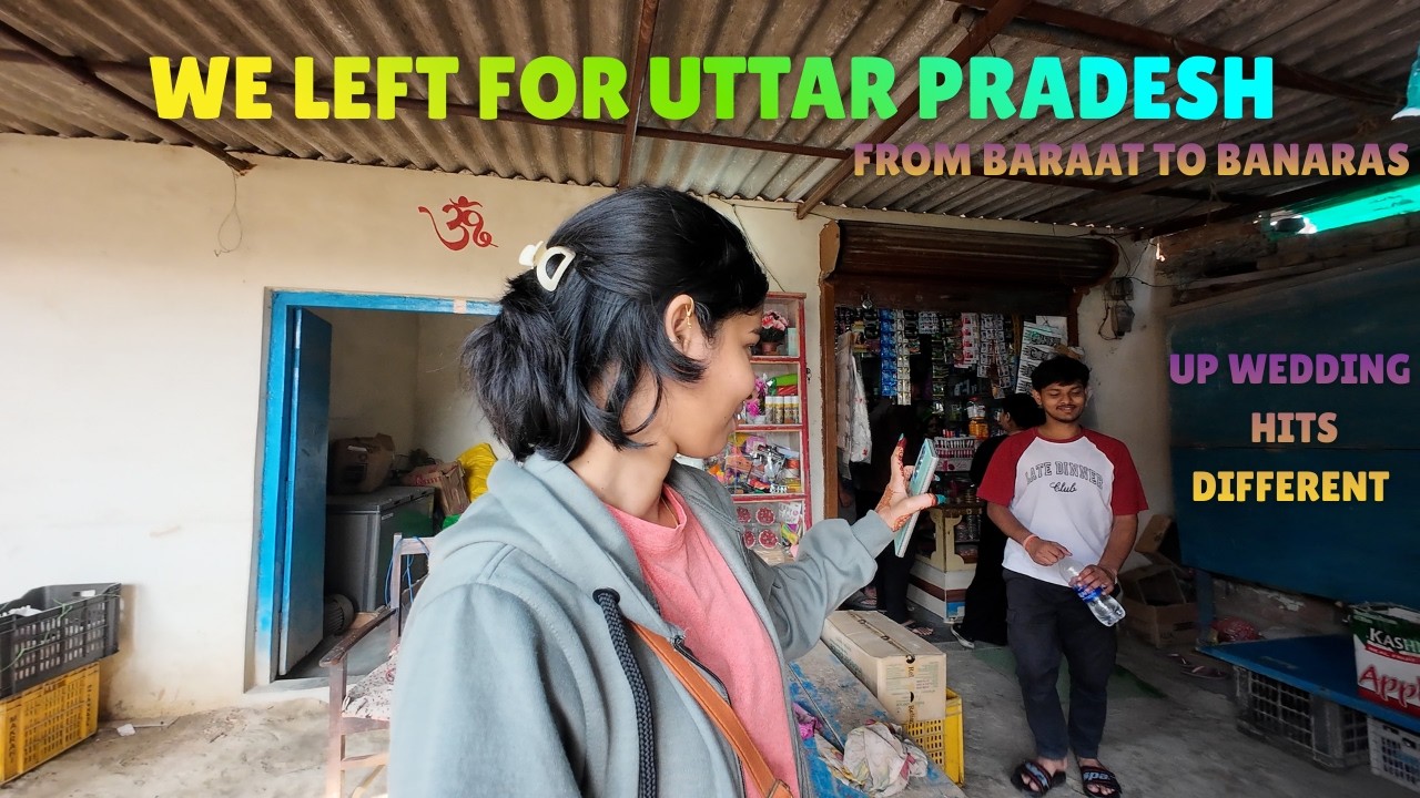 Mumbai to Uttar Pradesh Wedding Trip | Train Travel, Food & Baraat Fun | Friend’s Wedding Vlog