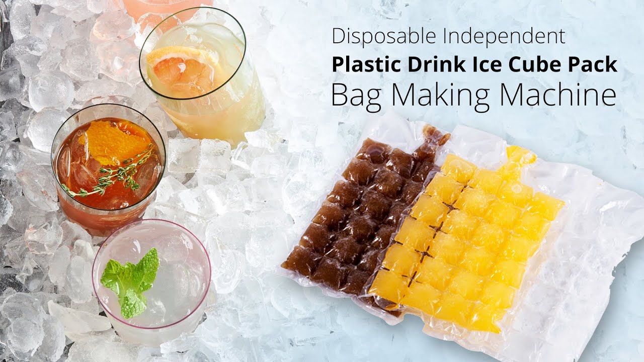 Plastic Drink Ice-making Cube Pack Bag Making Machine