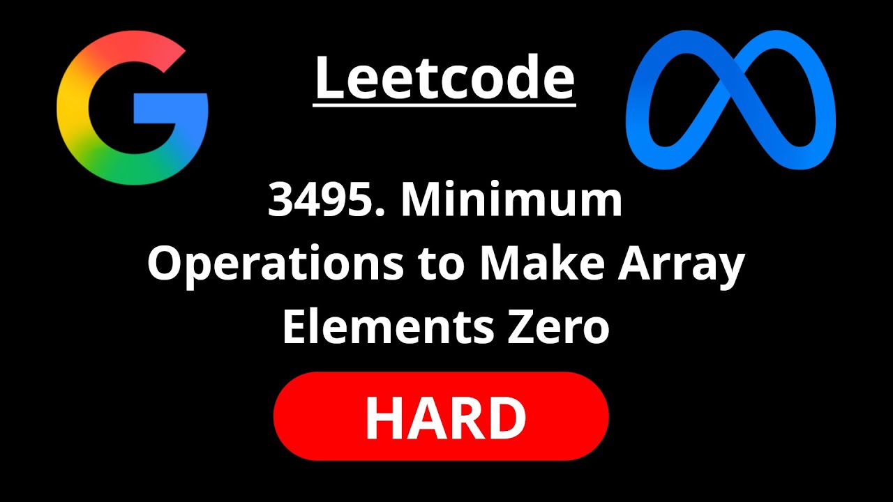Minimum Operations to Make Array Elements Zero - Leetcode 3495 - Road to FAANG #41
