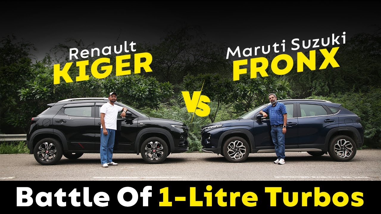 Maruti Fronx Vs Renault Kiger: 1.0L Turbo Petrol में कौन है असली Champion? Comparison Review!