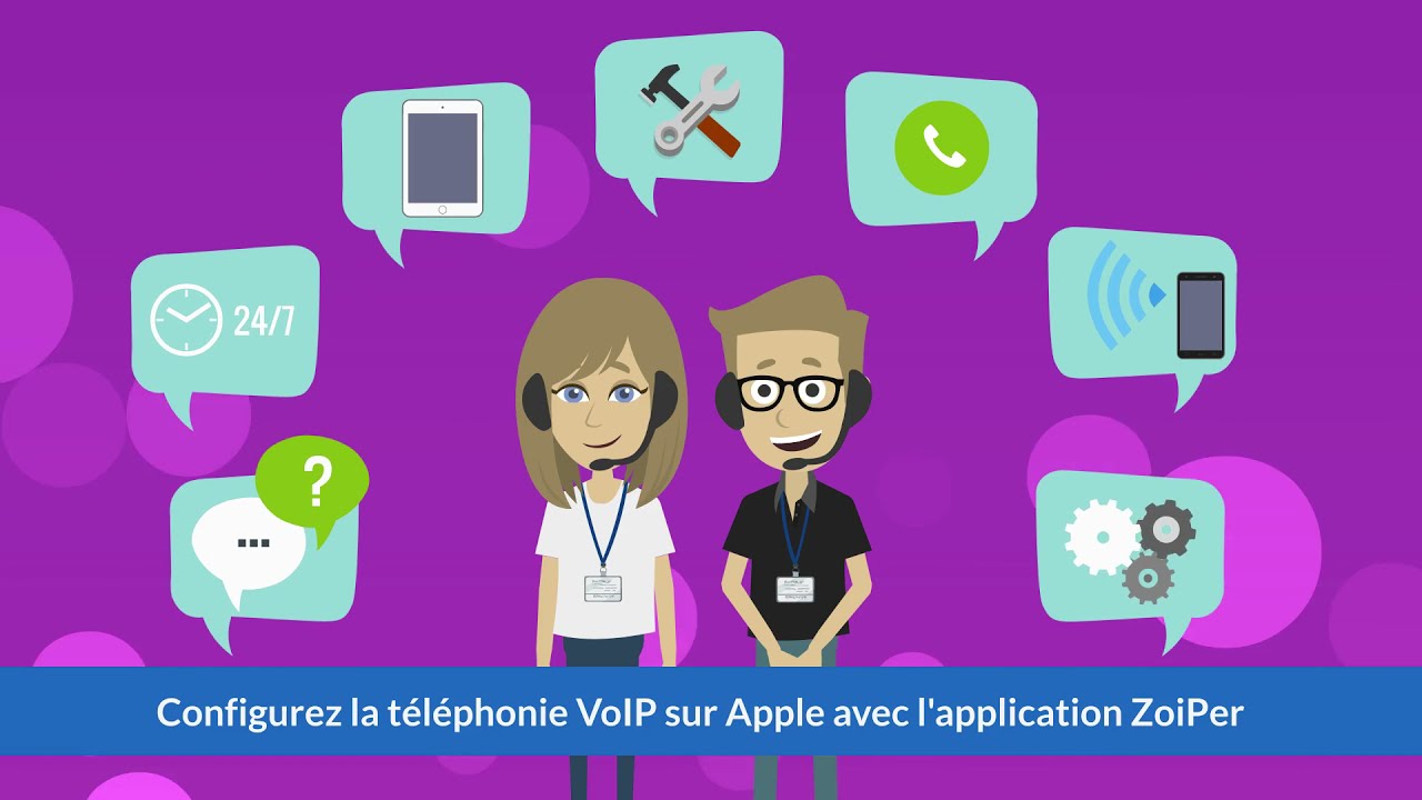 Configurez la téléphonie VoIP sur Apple avec l'application ZoiPer