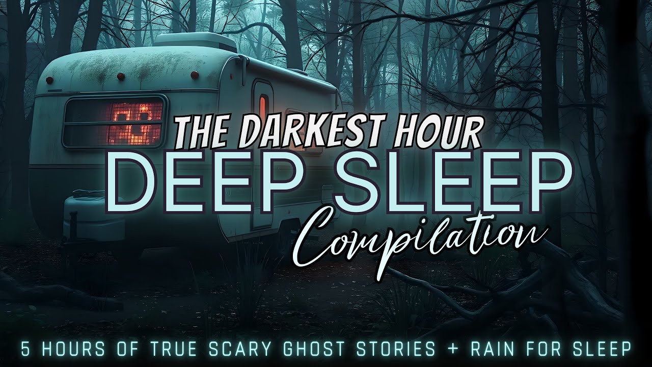 5 Hours of TRUE Scary Ghost Stories + rain for sleep 💤 NO ADS, just stories & black screen