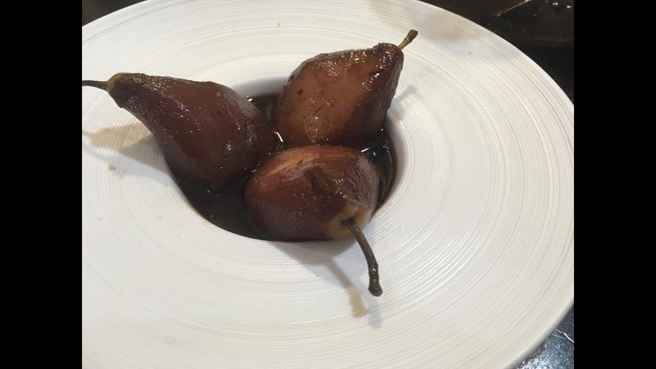 COCINA CON MICROONDAS:¡¡¡¡PERAS al VINO!!!