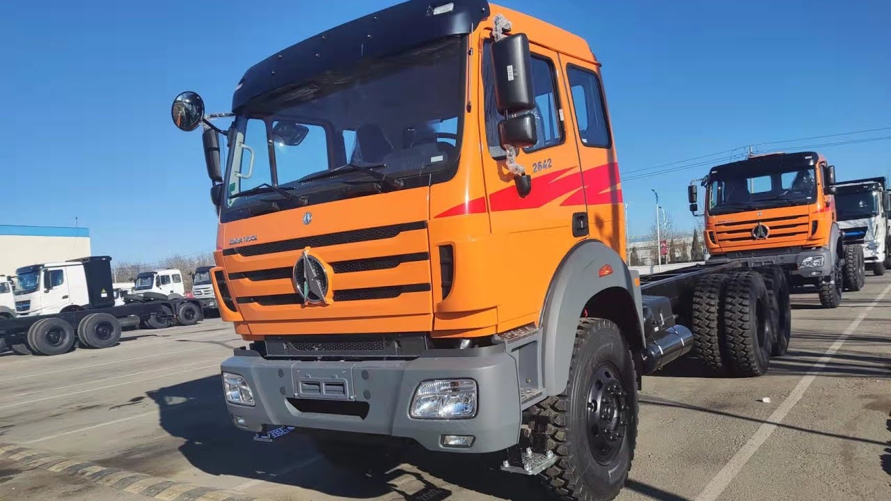 Beiben 6x6 drive tractor truck, 2638 cabin