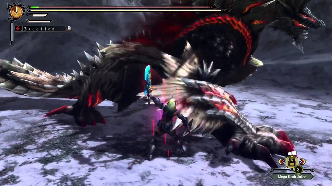 MH3U Stygian Zinogre Dual Swords Heroics Run