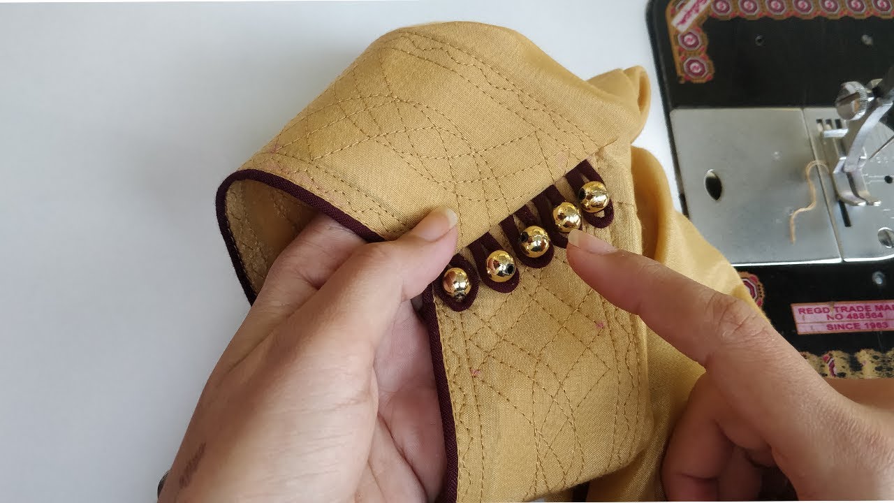 Easy and stylish salwar mohri design making