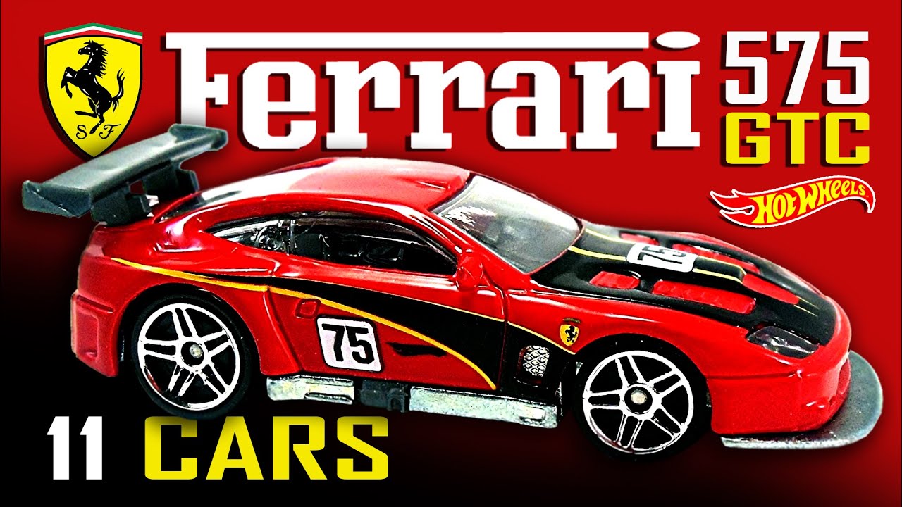 @Hot Wheels Ferrari 575 GTC Complete 11 cars.( 2005 - 2011 )