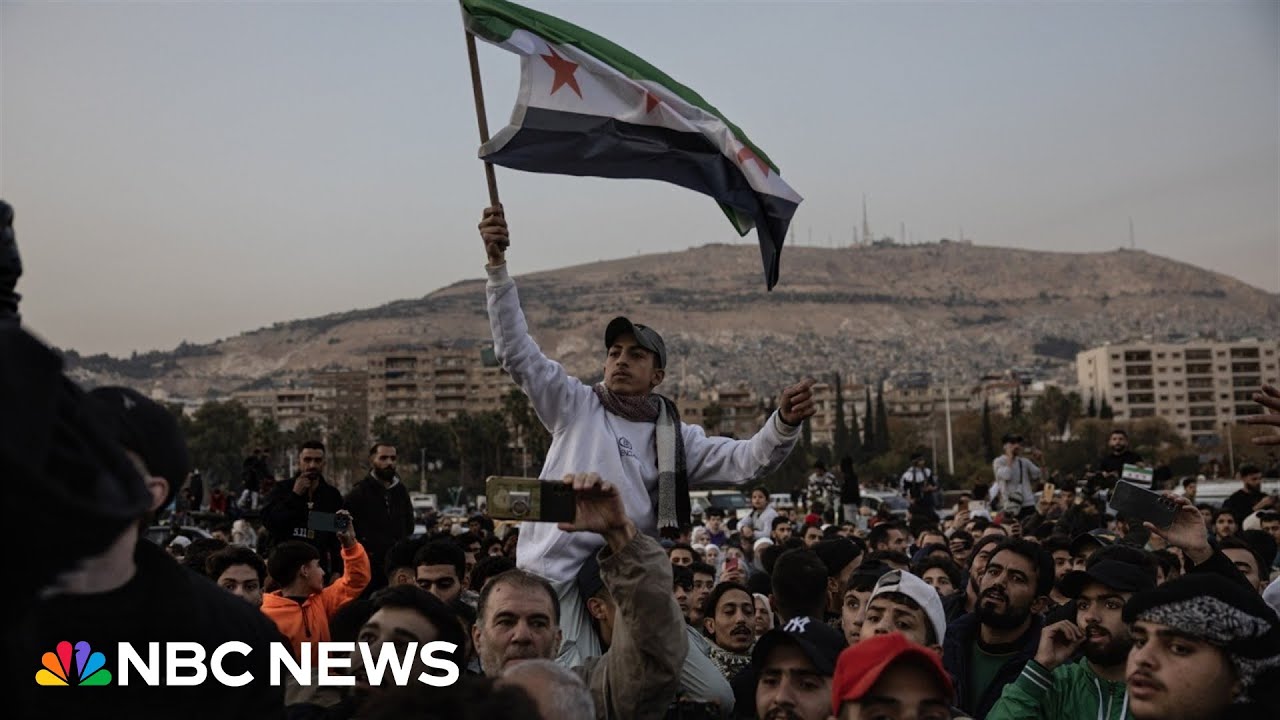 After Assad is driven out of Syria, celebrations and prisoners freed