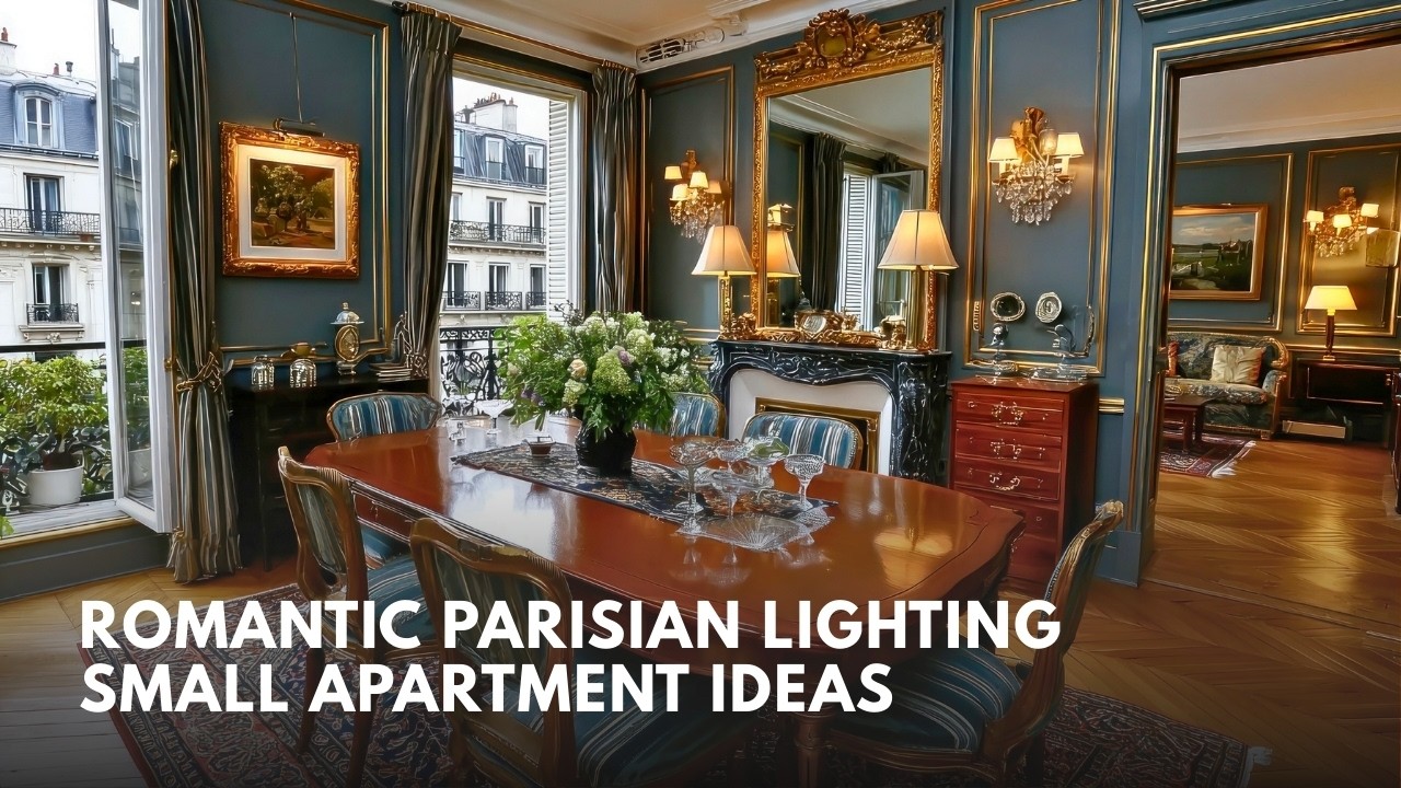 Parisian Mood Lighting Secrets : For Small Apartment From Dusk To Romantic Midnight