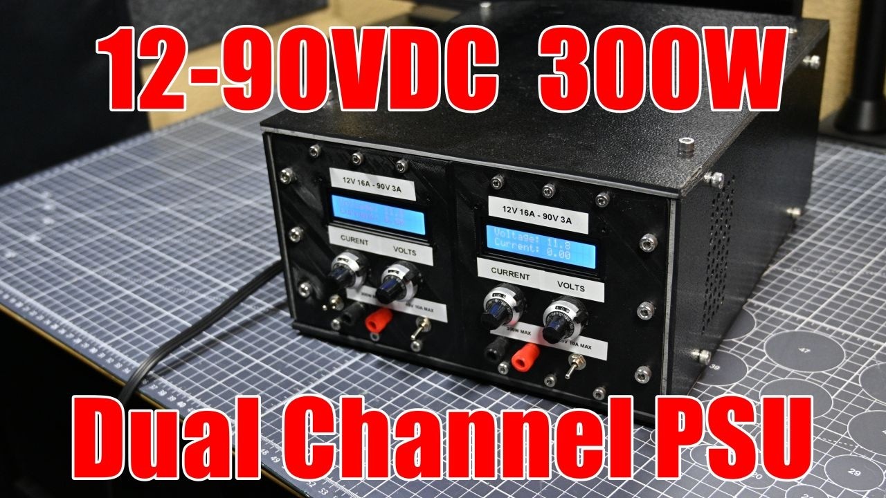 I Turned an Old Server Power Supply Into a Sweet Dual-Channel 12-90VDC Bench Power Supply!