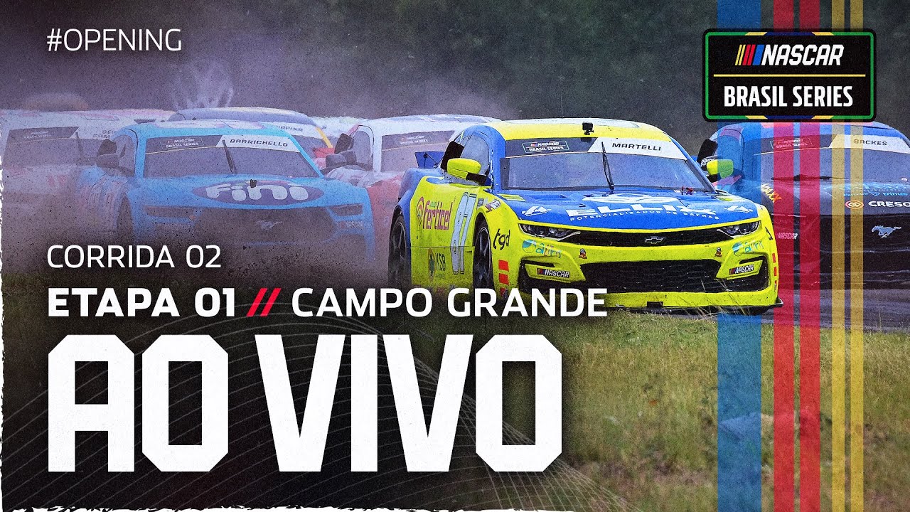 AO VIVO CORRIDA 2 - ETAPA CAMPO GRANDE - NASCAR BRASIL SERIES 2025
