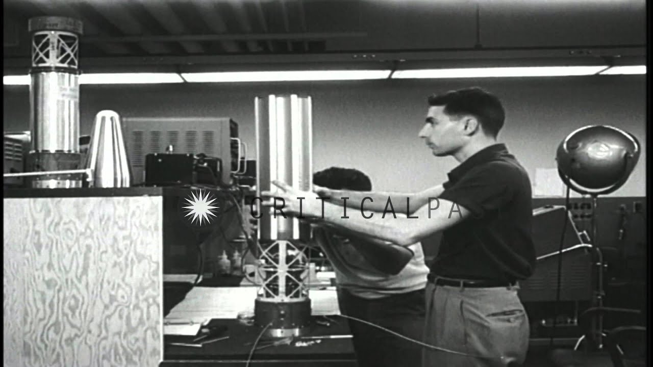 Technicians work at Jet propulsion Laboratory in Pasadena, California. HD Stock Footage