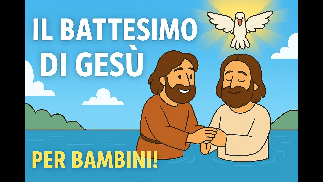 Vangelo per Bambini: domenica 11 gennaio 2026 ⛪#vangelo  #catechismo@VaticanNews @Tv2000it