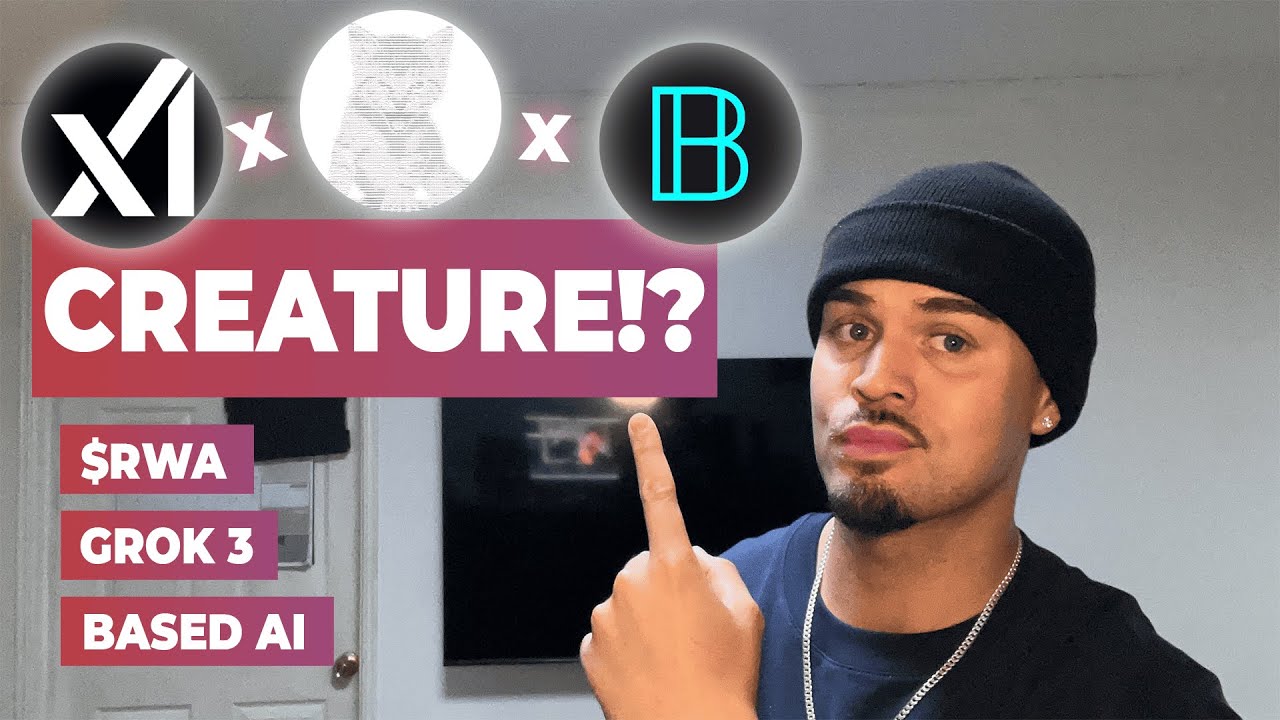 Crypto Grok3 AI Agent & The Oldest BasedAI Creature?! Real World AI ($RWA) | Tsuki on Solana