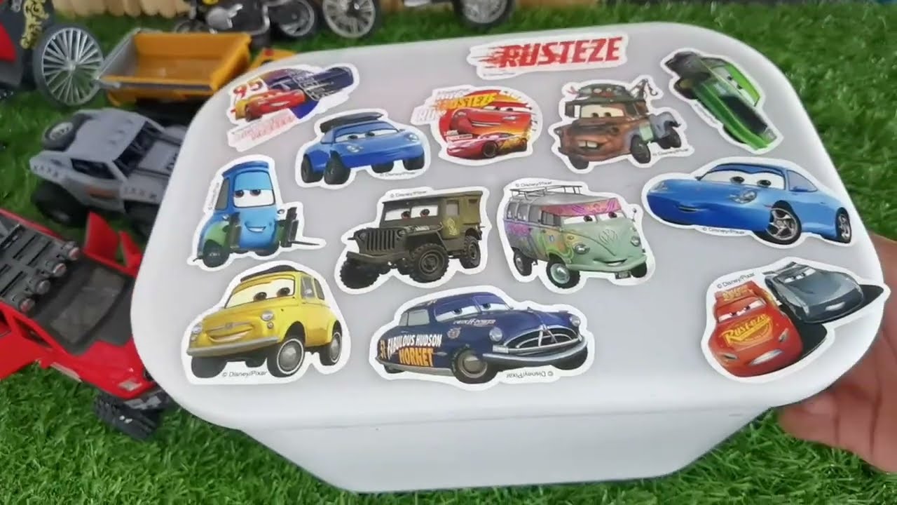 Disney Pixar Cars unboxing review | with other big cars | mcqueen