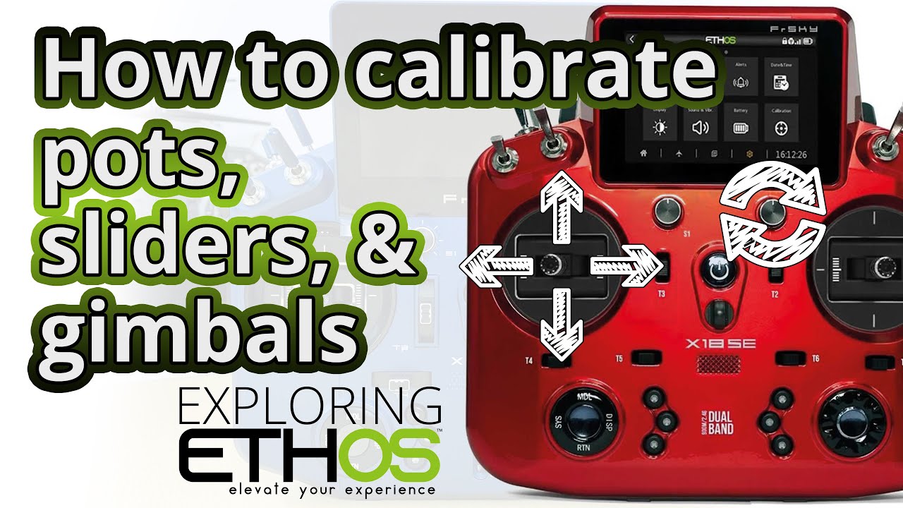 How to calibrate gimbals, pots, and sliders in ETHOS